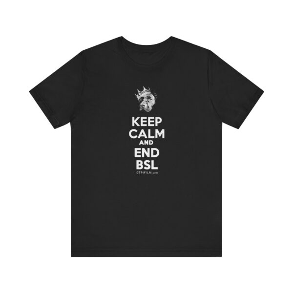 Keep Calm and End BSL t-shirt in black