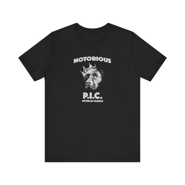 Notorious Pitter In Charge t-shirt in black