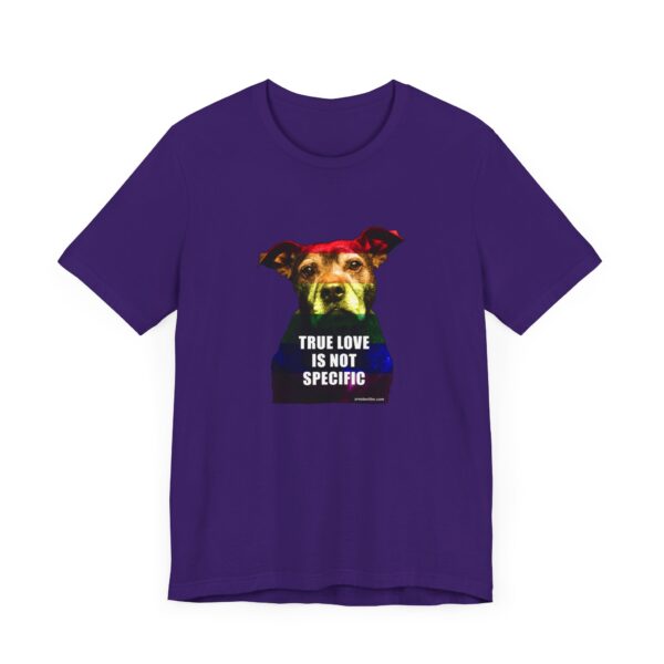 True Love t-shirt in purple