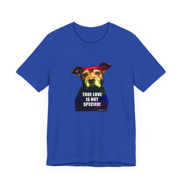 True Love t-shirt in royal blue