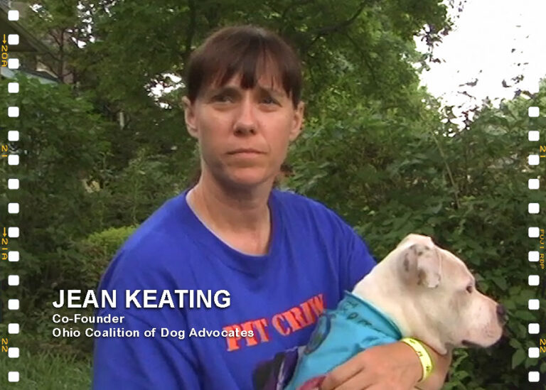 Jean Keating, founder of Ohio Coalition of Dog Advocates, was interviewed with her dog Wendy on june 5, 2010